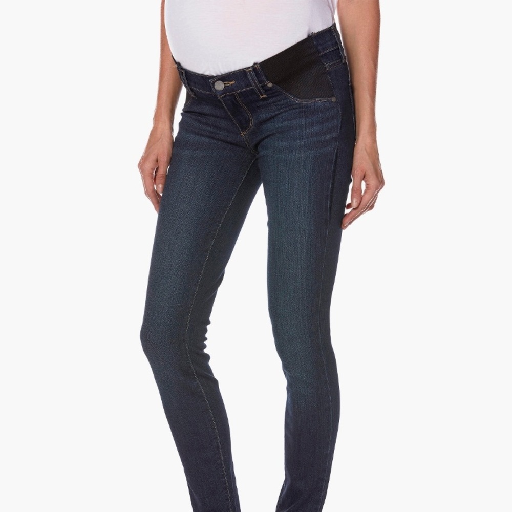 Paige maternity jeans with stretch pocket panels